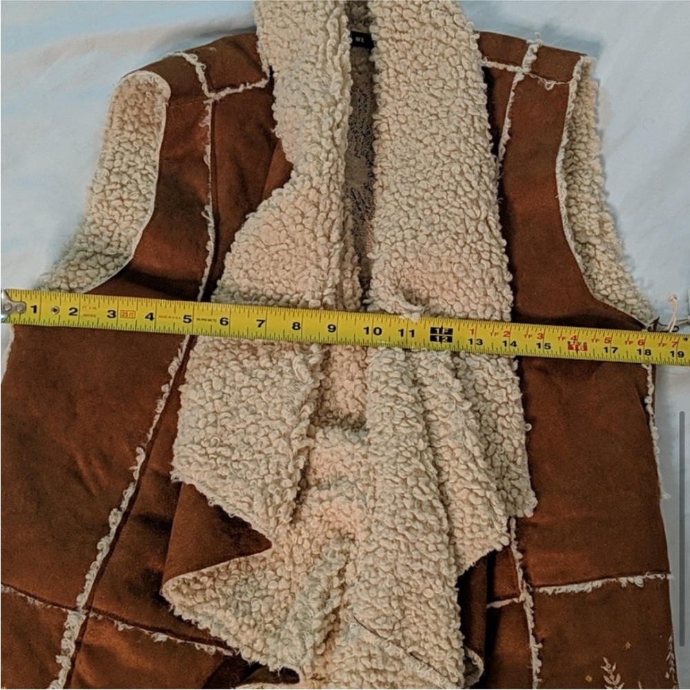 Miss Me Embellished Sherpa Vest - Picture 7 of 7